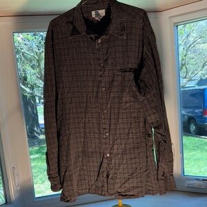 Ermenegildo Zegna Black Checkered Casual Button Down Shirt